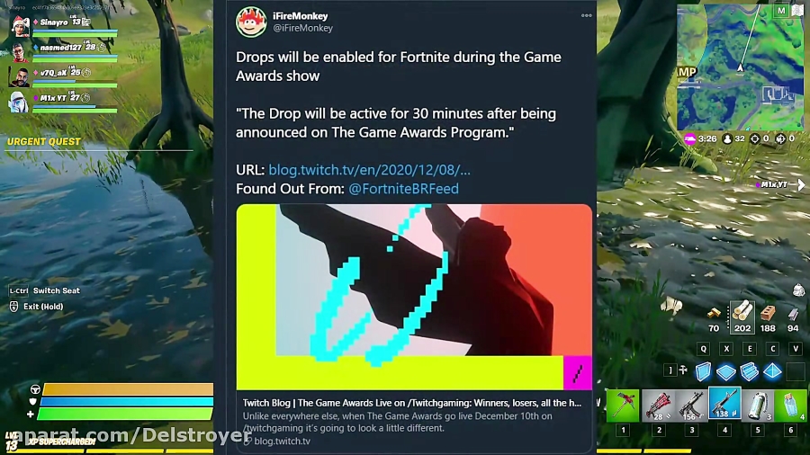 آپدیت کریسمس فورتنایت,گان های...