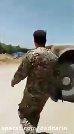 مقابله سرباز شجاع ارتش سوریه ب...