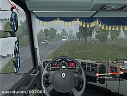 لذت رانندگی در طبیعت در بازی  Euro truck simulator(کپی برداری ممنوع)