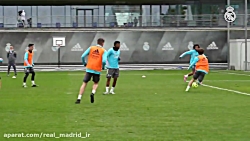 آخرین تمرین رئال مادرید پیش از...