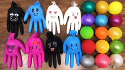 ساخت اسلایم کرانچی با بادکنک و...