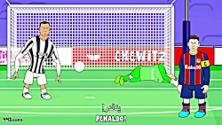 کارتون طنز پیروزی رونالدو بر م...