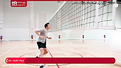 آموزش والیبال | سرویس والیبال | اسپک والیبال | اسپک سرعتی ( نحوه دفاع روی تور )