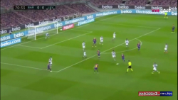 خلاصه بازی بارسلونا و لوانته