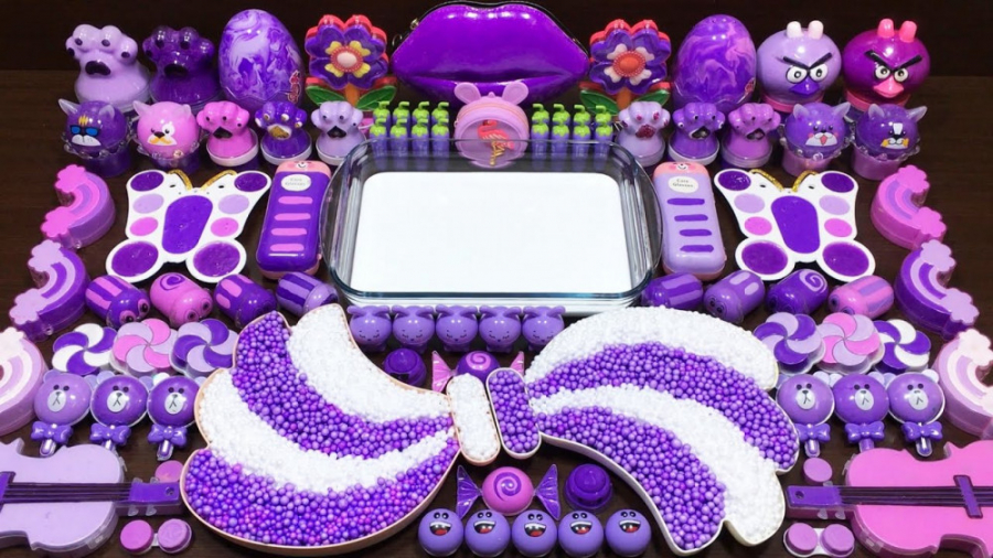 مخلوط کردن اسلایم میکاپ و اکلی...