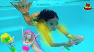 نمایش پری دریایی و عروسک های ب...