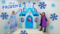 السا و انا در قصر فروزن