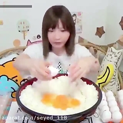 این دختر ژاپنی 50 تا تخم مرغ ب...