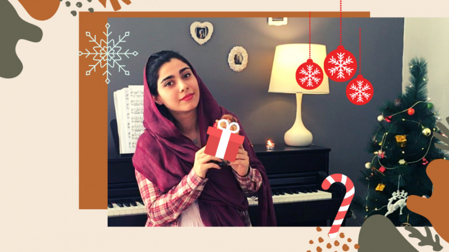 آموزش پیانو جینگل بلز با نت آهنگ jingle belss کریسمس زمان617ثانیه