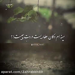 دکلمه زیبای شعر / باران نیکراه/ سینه ام دکان عطاریست