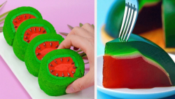 آموزش تزئین کیک های رنگارنگ|تز...