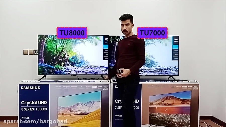 مقایسه دو تلویزیون سامسونگ TU8000 و TU7000