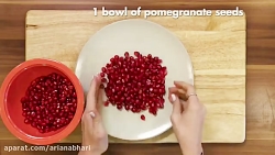 آموزش تزیین دانه های انار مخصو...