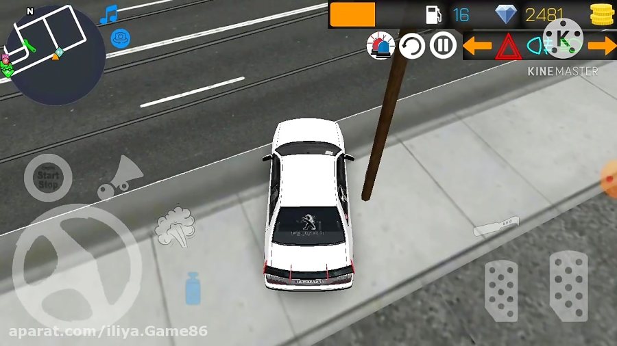 گیم پلی بازی کلاچ با ماشین پژو پارس