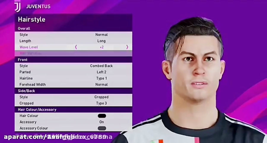 ساخت رونالدو در pes2020