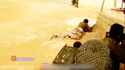 لحظه شهادت شهید مدافع حرم