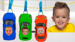 ولاد و نیکی ماشینها را رنگ می...