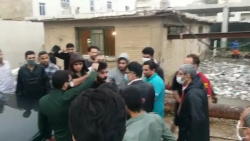 اعتراض جوان ماهشهری به فرماندار : چرا همش سپاه باید بیاد تو میدون پس شما کجایید؟