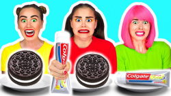 چالش غذایی خنده دار - خمیردندا...