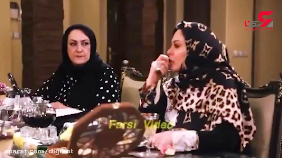 لحظه دعوای زشت بهاره رهنما و فلور نظری در شام ایرانی زمان156ثانیه