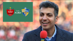 عادل فردوسی پور گزارشگر بازی پرسپولیس و اولسان در فینال لیگ قهرمانان آسیا