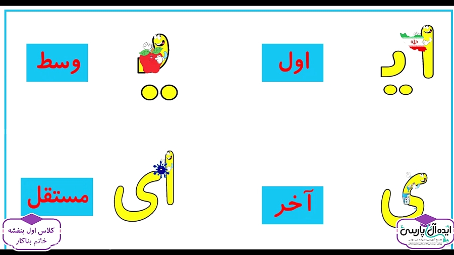 تدریس کتاب فارسی  صدای ای (کلا...