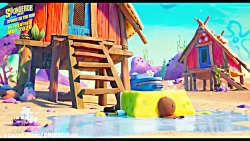 کارتون باب اسفنجی در حال فرار...