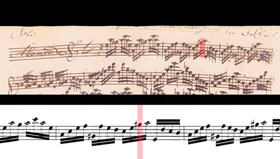 Bach BWV 1013 Partita in A Minor for Solo Flute