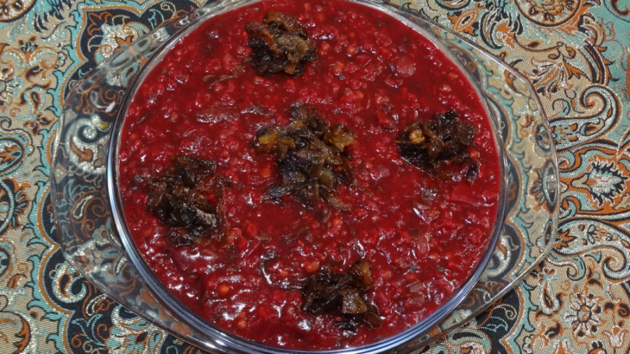 آموزش پخت غذای جنوبی - دستور پخت غذای بدون گوشت و مرغ - طرز تهیه آش محلی خوشمزه