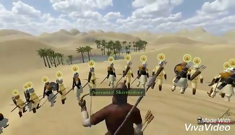 جنگ اعراب و رومی ها . mount and blade warband