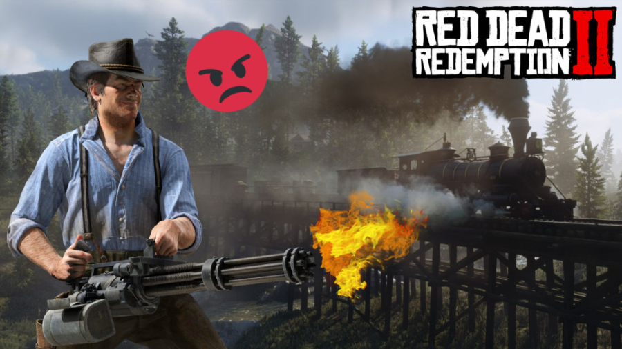 دزدی به شدت خفن از قطار همراه موزیک در Red Dead Redemption 2