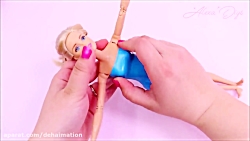 آموزش لباس باربی از بادکنک