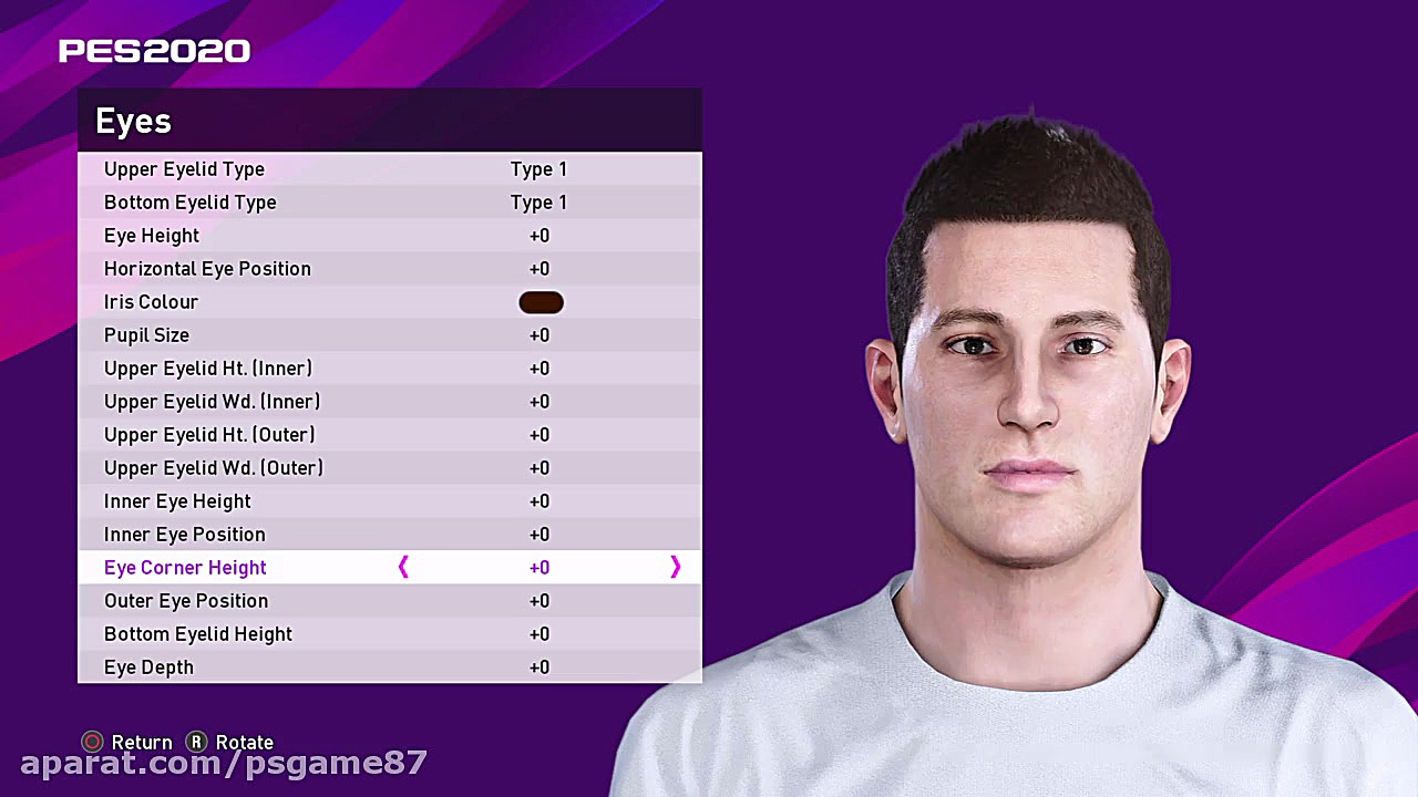 اموزش ساخت بازیکن و گذاشتن آن در تیم دلخواه خود در pes2020 جراحی زیبایی پلک