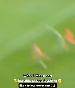 همبازی شدن مسی و رونالدو