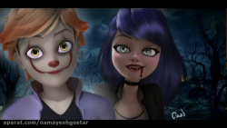 لیدی باگ و کت نوار در هالویین...