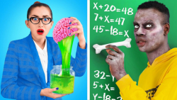 زامبی در مدرسه  لحظه های خنده...