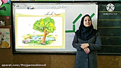 کتاب فارسی کلاس اول درس لک لک...