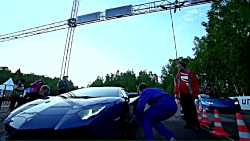 درگ لامبورگینی اونتادور و اورا...