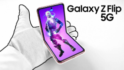 جعبه گشایی Galaxy Z Flip 5G - تلفن هوشمند تاشو 1450 دلاری (PUBG ، بازی Fortnite)