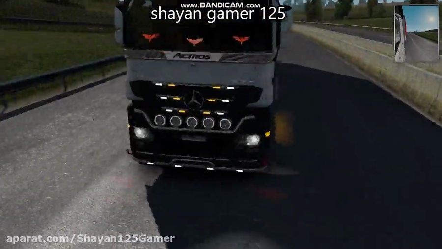 رانندگی با سلطان آکتروس ( shayan gamer 125 )