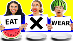 چالش بخور ، بپوشش یا هیچ چیز...