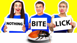 چالش هالووین  چالش نیش ، لیسید...