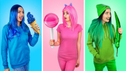 چالش رنگ! 1  خوردن و خرید همه...