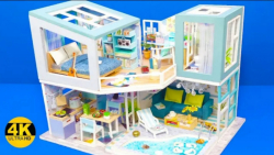 خانه ای مینیاتوری با اتاق خواب...