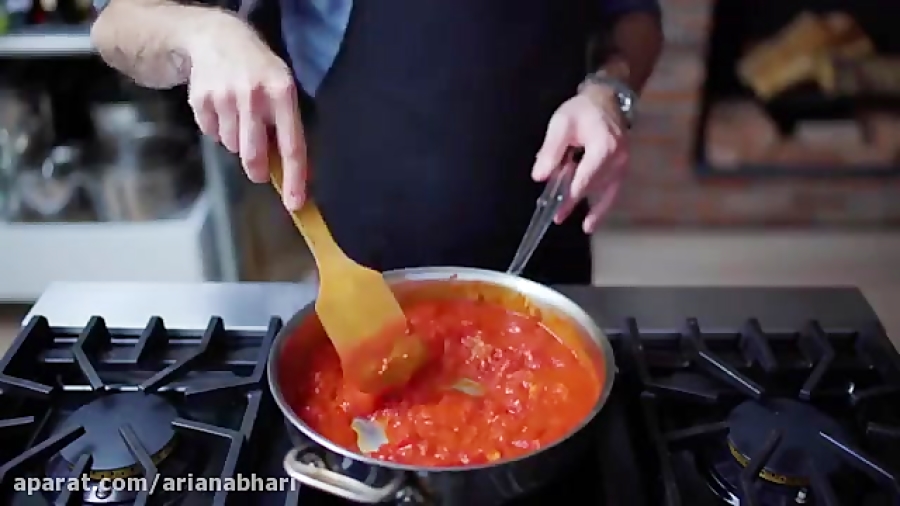 طرز تهیه  خوراک مرغ و پاستا