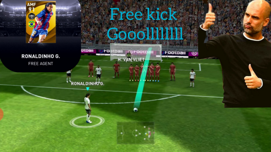 آموزش ضربه ایستگاهی در pes2021 mobile حرفه ای باشید