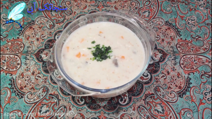 آموزش پخت غذای بدون گوشت و مرغ - دستور پخت  سوپ شیر - طرز تهیه سوپ خوشمزه