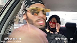 دختره خودش و از ماشین پرت کرد...