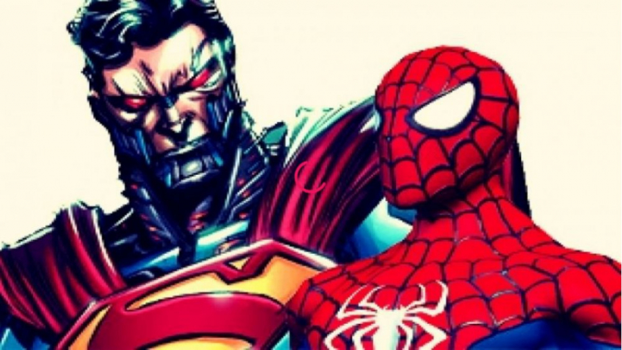 نبرد جذاب مرد عنکبوتی و سوپرمن آهنی