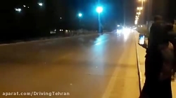 مسابقه درگ شبانه بین پژو پارس و زانتیا glx سمند